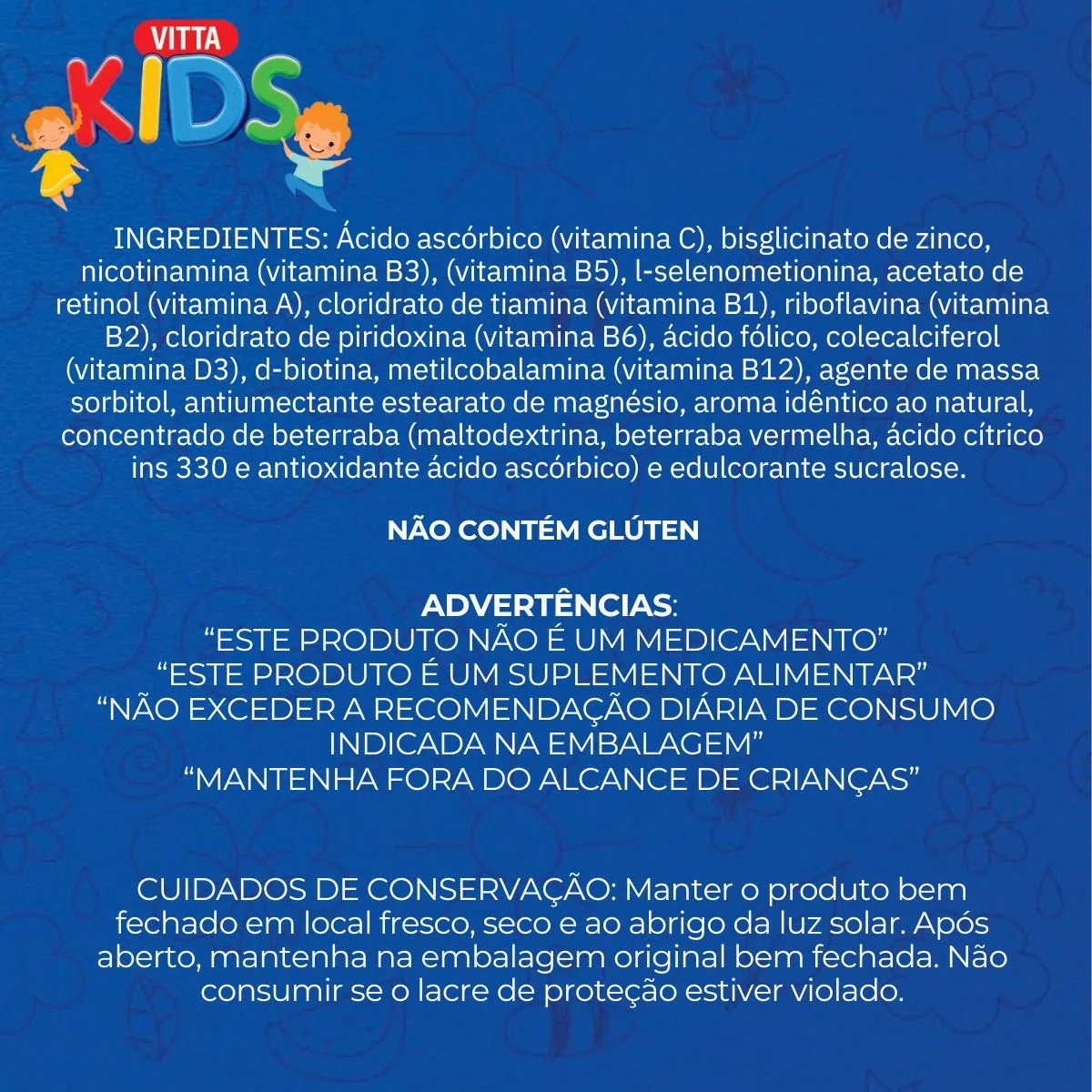 Ingredientes Vitta Kids